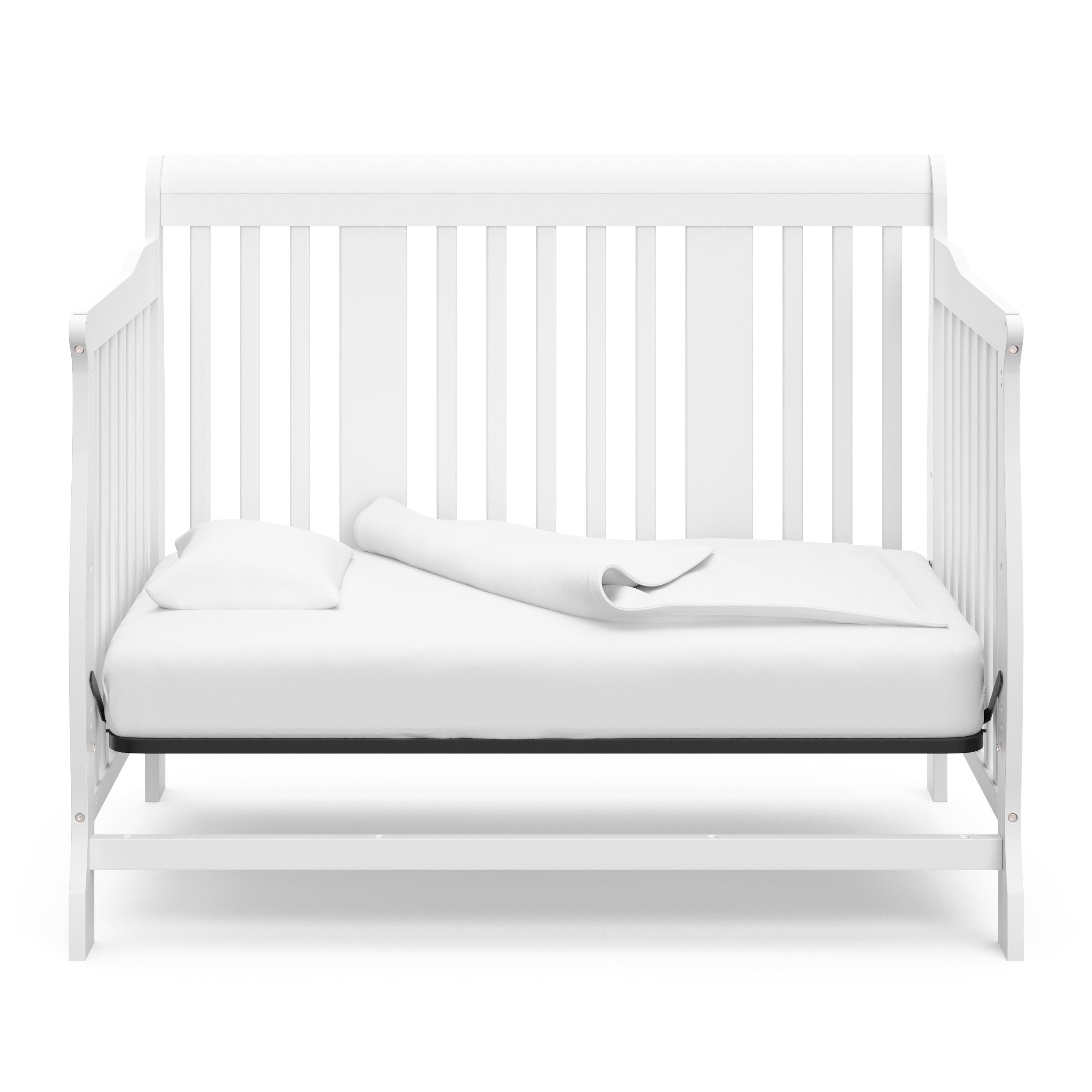 Tuscany 4-in-1 Convertible Crib (White) - Easily Converts