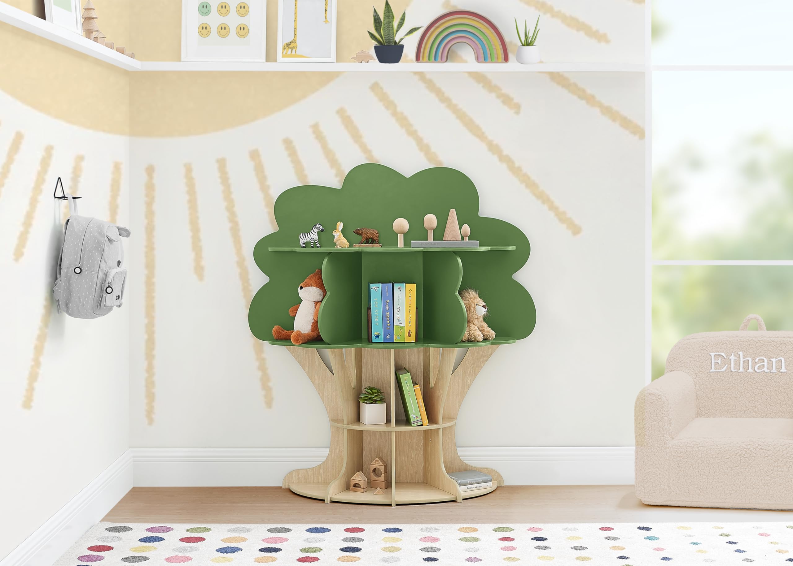 Tree Bookcase for Kids Room