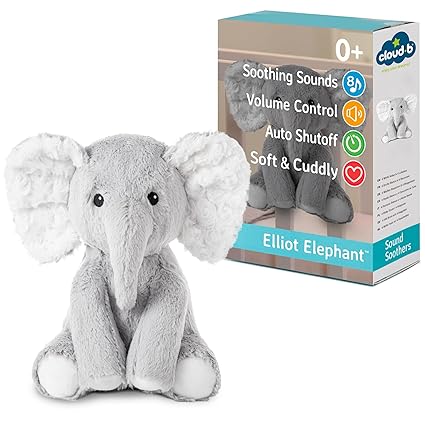 Sound Machine with White Noise Soothing Sounds | Cuddly Stuffed Animal