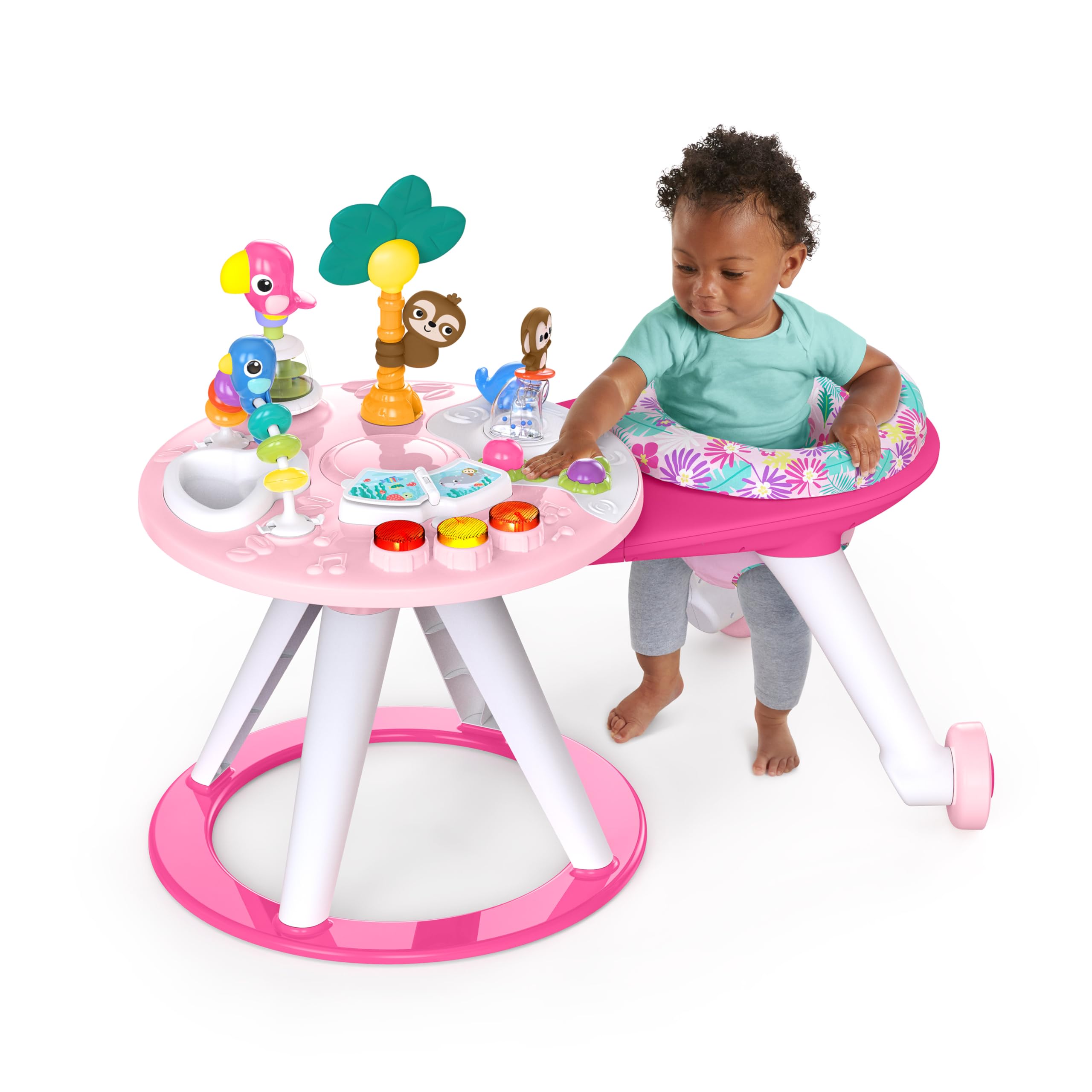 Around We Go 2-in-1 Baby Walker, Discovery Activity Center and Table