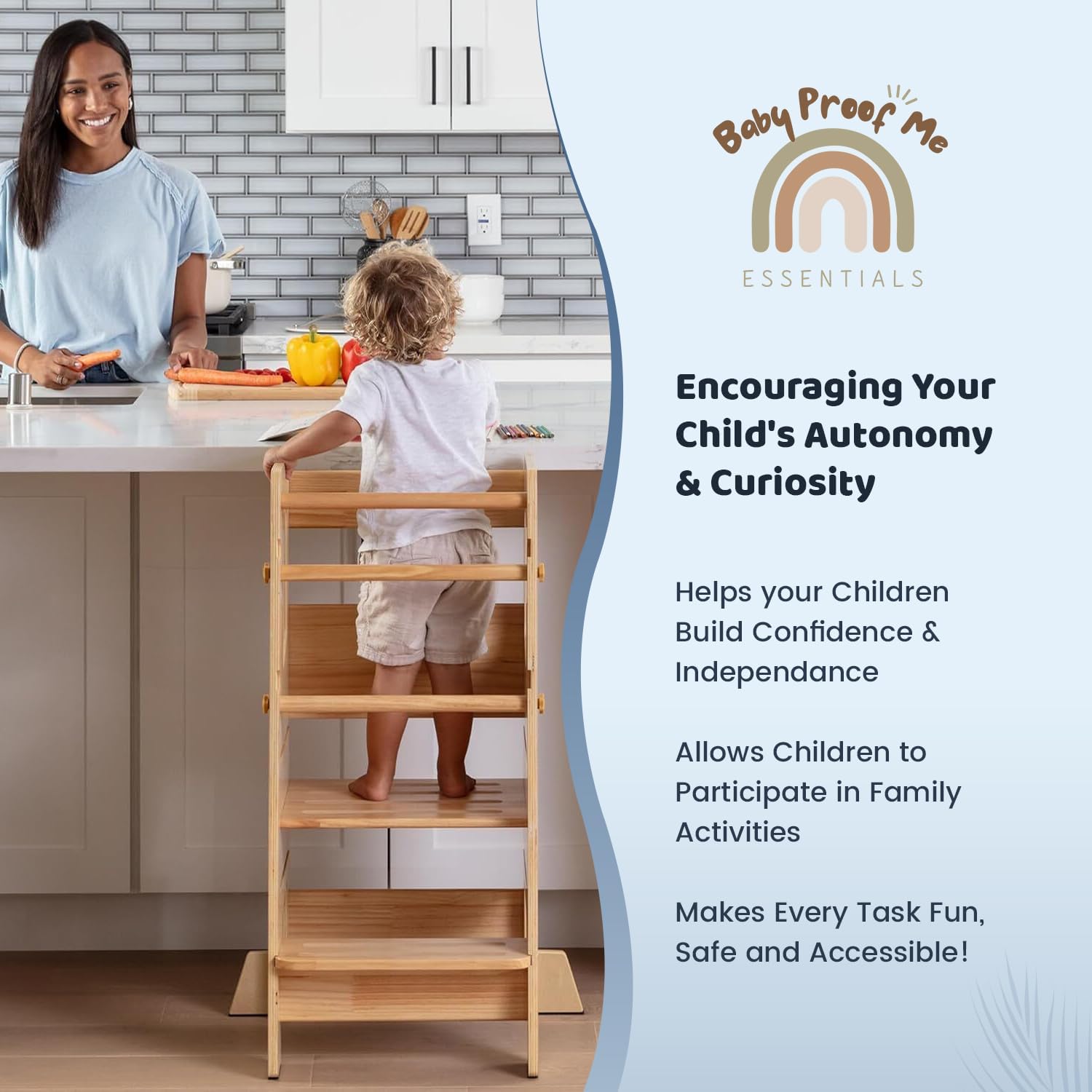 Baby Proof Me Essentials | Montessori Standing Tower