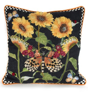 CHILDS Monarch Butterfly Square Pillow - Black