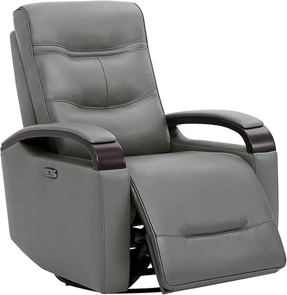 Leather Power Swivel Glider Rocker Recliner, FSC Certified