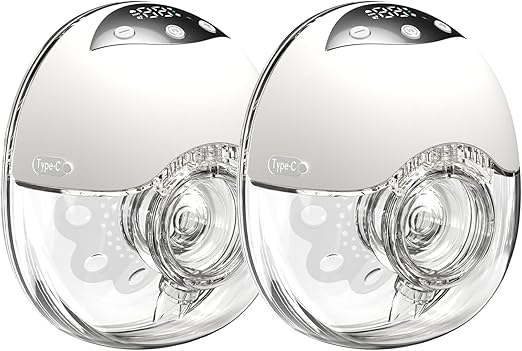 Electric Hands-Free Breast Pump, Strong Suction Wearable Breast Pump