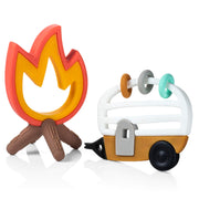 Little Animal Memory Book & Camper Baby Teether