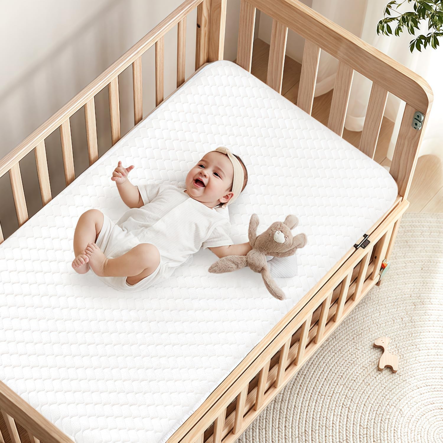 Dual-Sided Crib Mattress with Gel Memory Foam