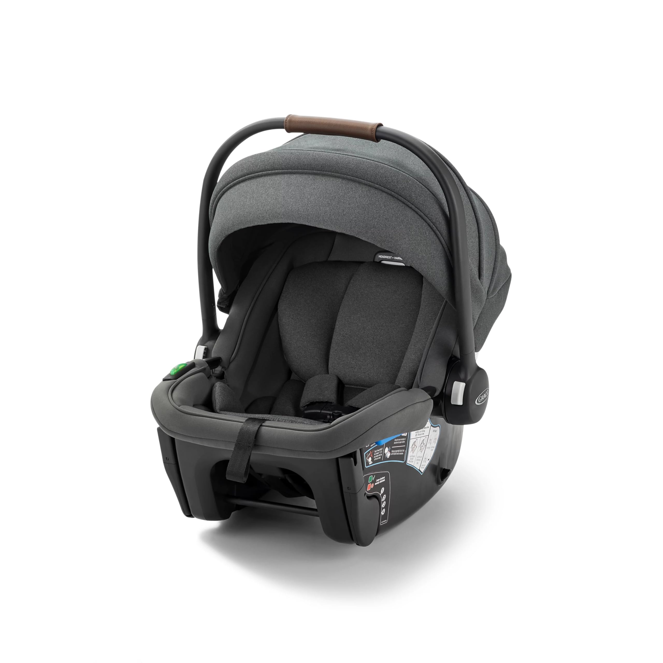 Car Seat, Baseless Car Seat with Canopy, Rear Facing, Lightweight Carseat