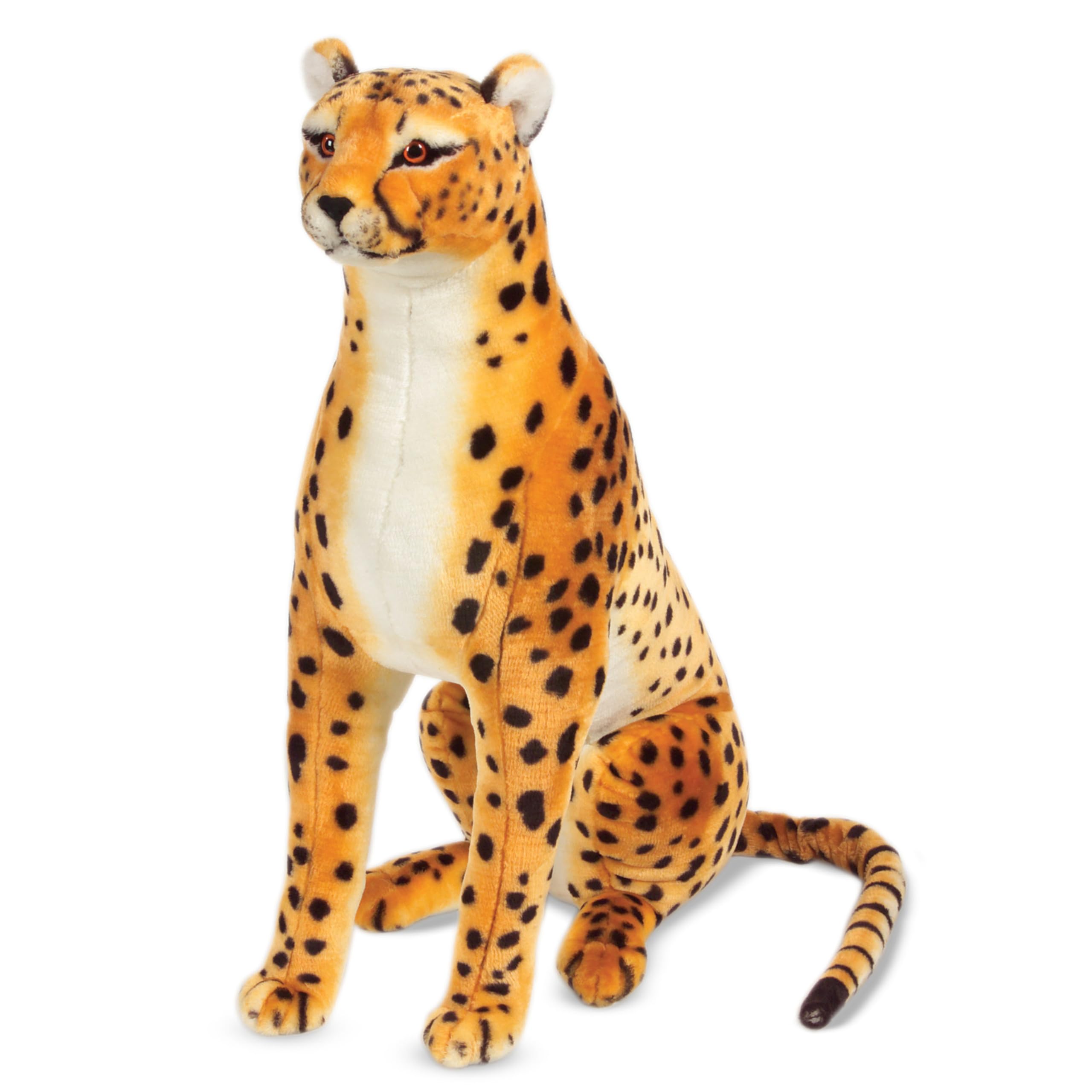 Giant Cheetah - Lifelike Stuffed Animal (Stands Nearly 3 Feet Tall)