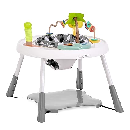 Curio Sit N Seek Baby Activity Center in Lime, 2 in 1 Activity Center and Play Table