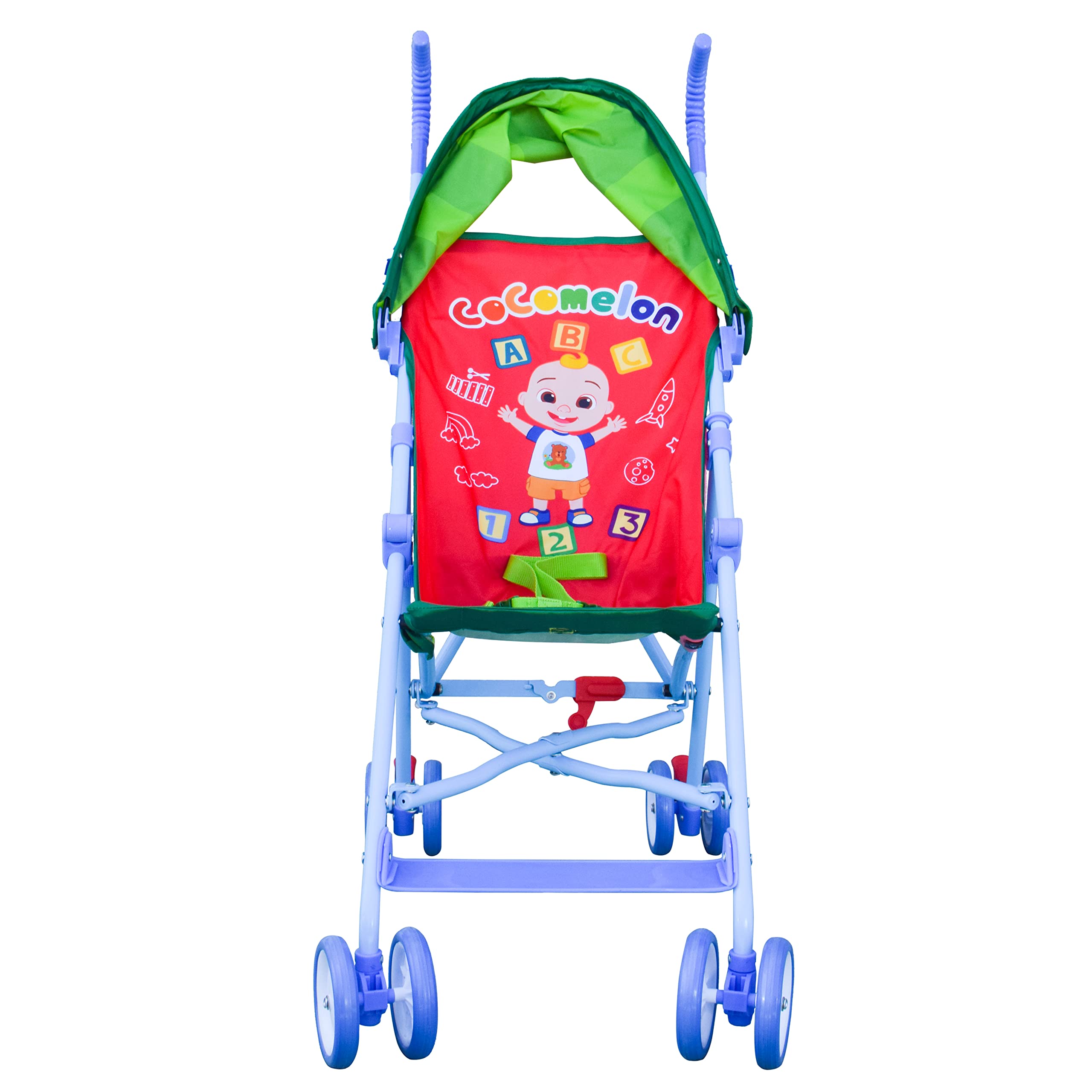 Umbrella Stroller with Canopy, Lightweight and Compact for Travel, 3D Stroller Red
