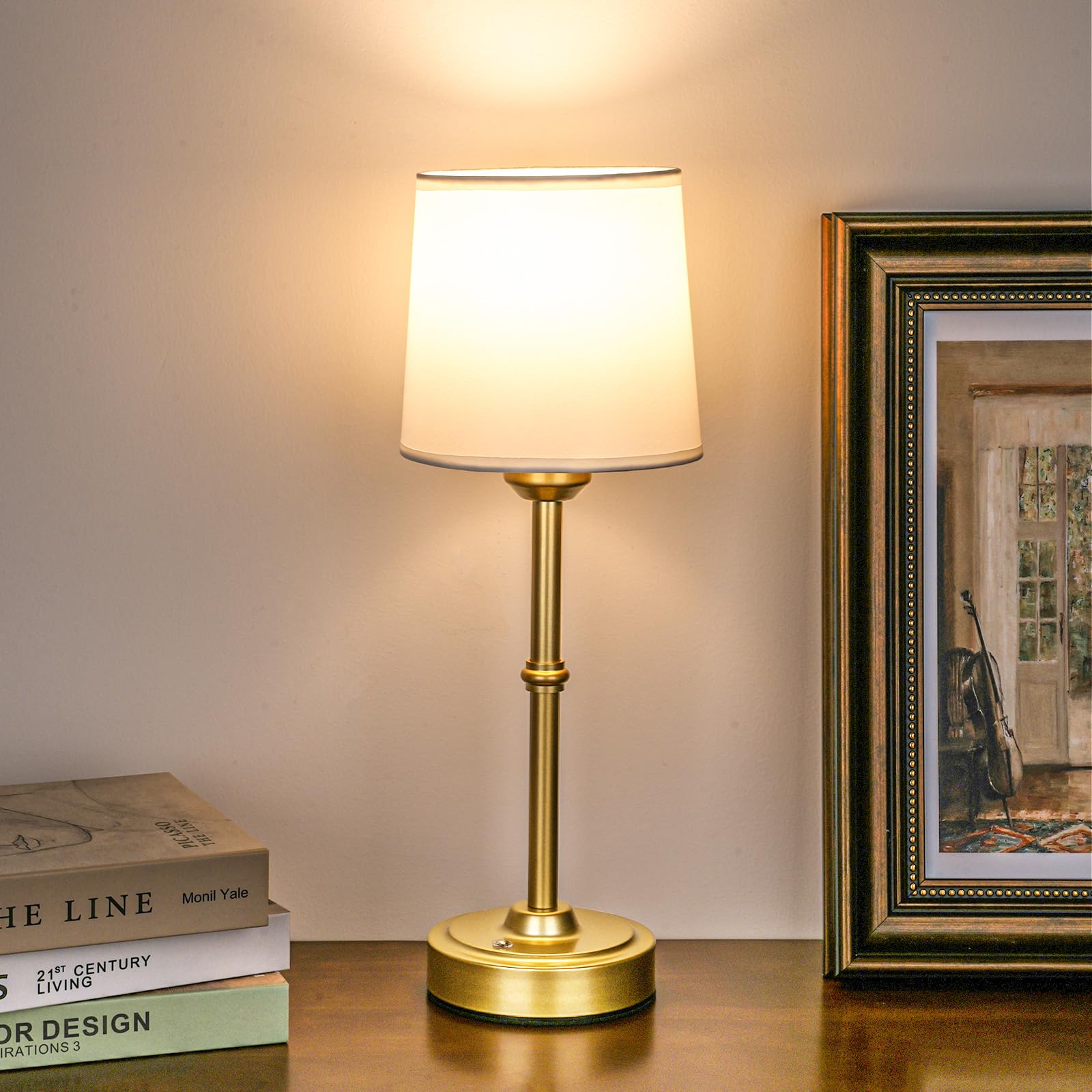 Rechargeable Cordless LED Table Lamp with Touch Control