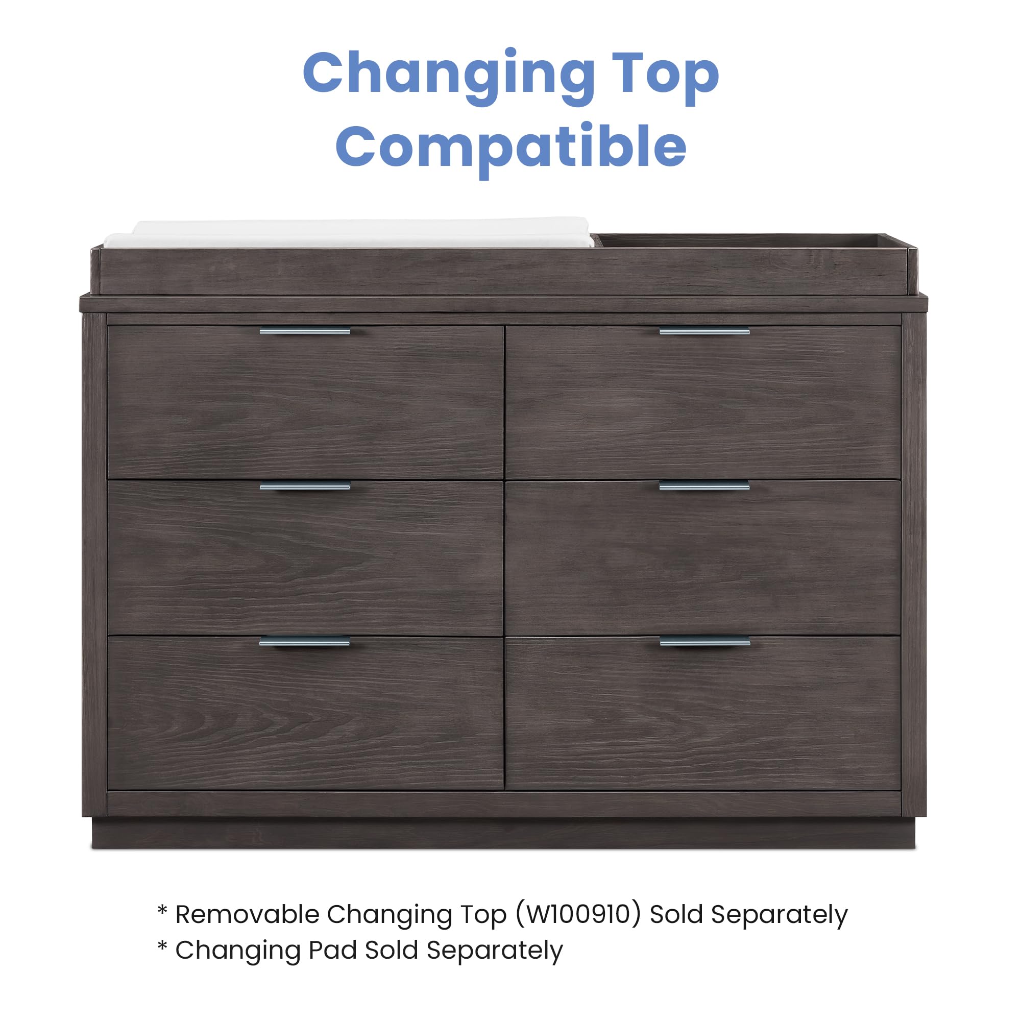 6 Drawer Dresser with Interlocking Safety System
