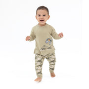 Camo French Terry - Drop Sleeve Sweatshirt
