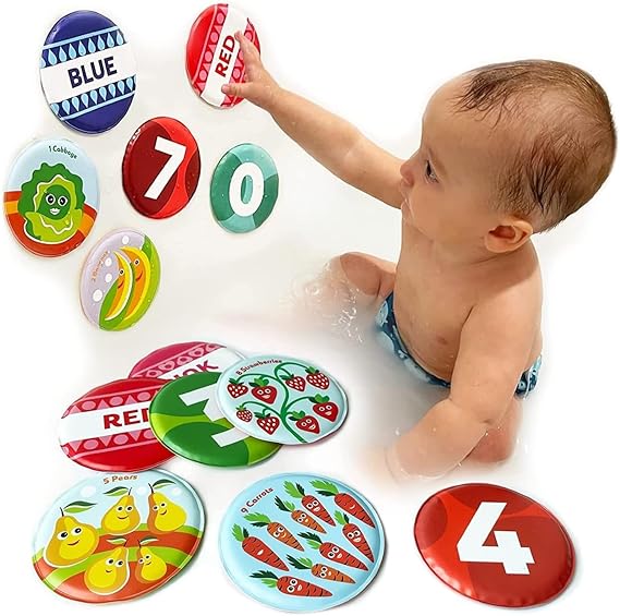 Alphabet Flash Cards for Bathtub - Preschool Learning Toddler