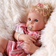 Reborn Baby Dolls Bettie - 17 Inch Soft Body Realistic Baby Doll Girl Lovely