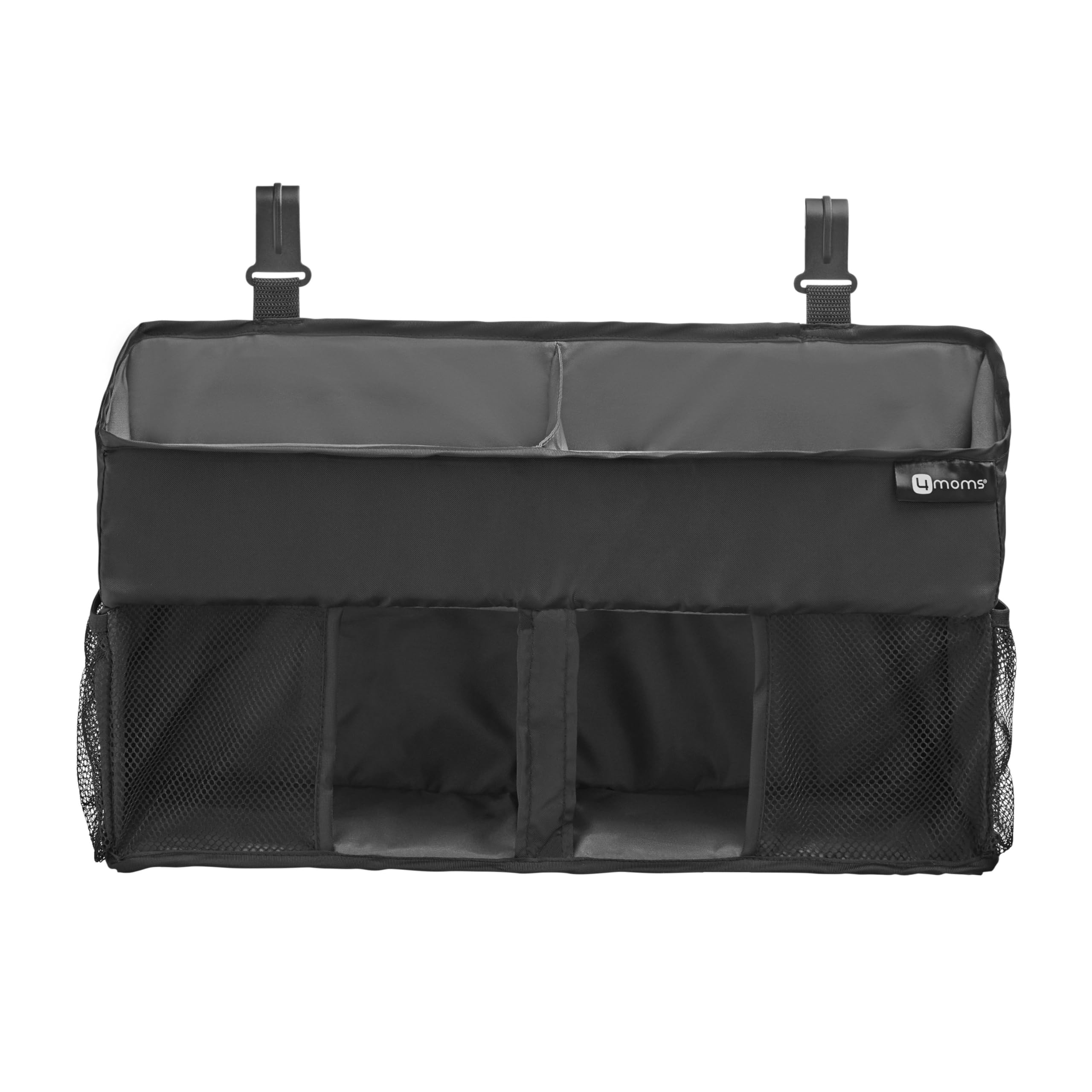 Playard Diaper Caddy, Storage for Diapers, Baby Wipes, and Organization, Black