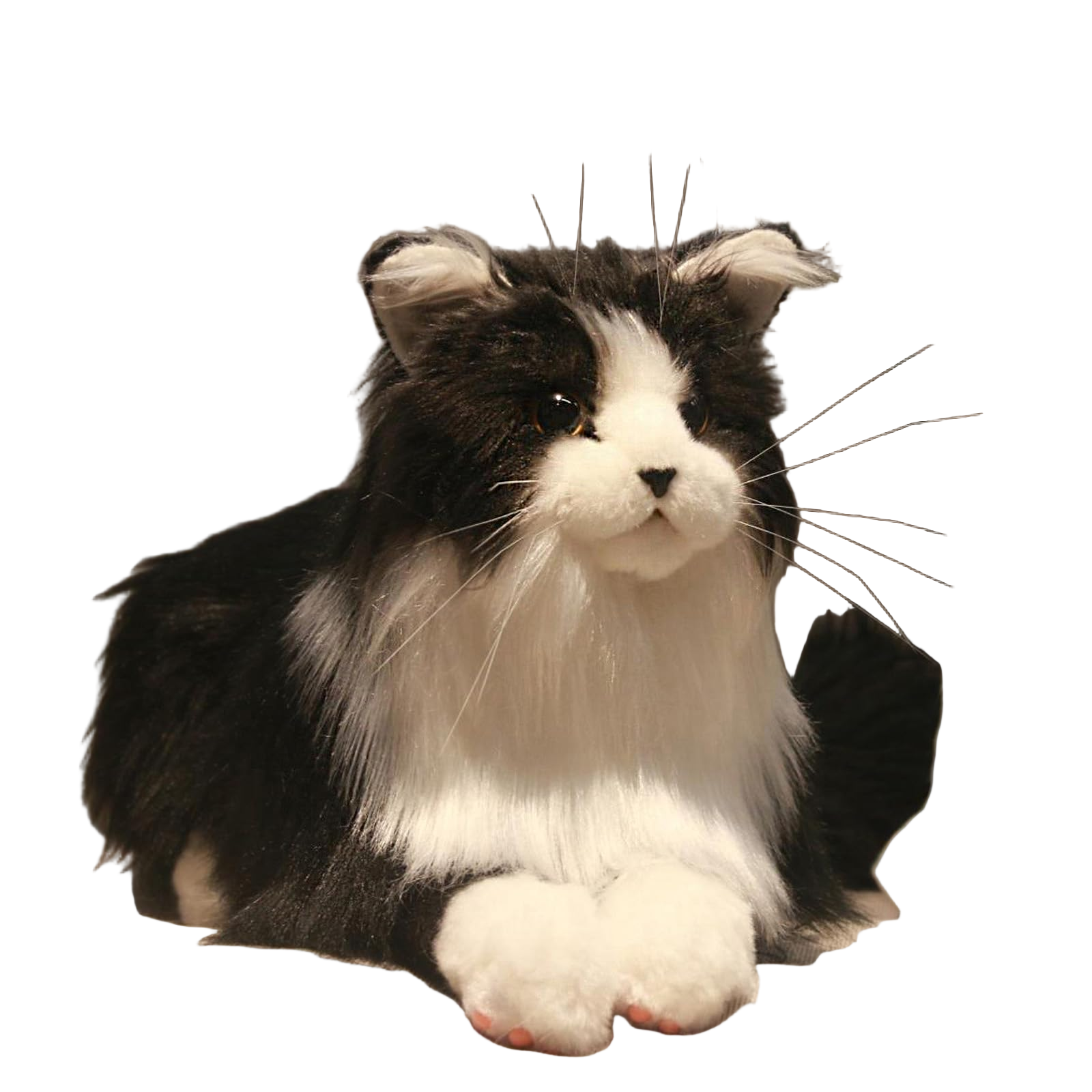 Stuffed Animals Handmade Realistic Cat Plush Toy Companion Pet