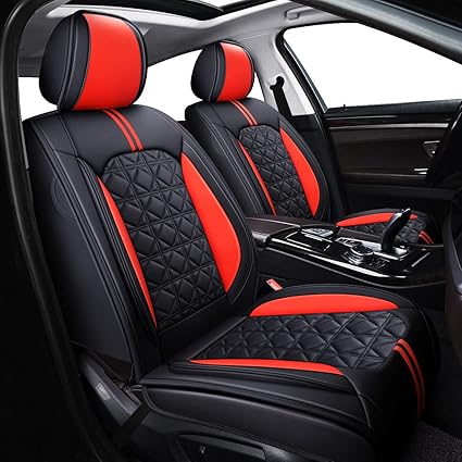 Car Seat Covers Premium Waterproof Faux Leather Cushion Universal Accessories