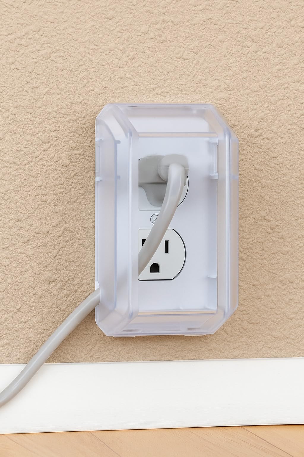 Encased Safety Electrical Outlet Cover Box