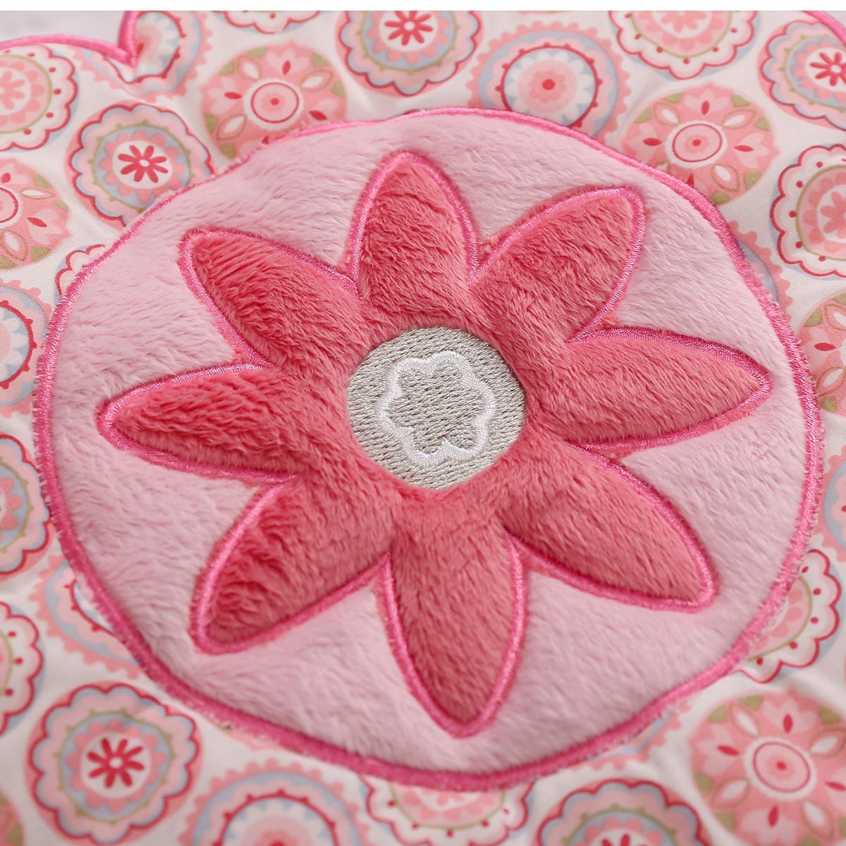 Pink Floral Birds Nursery Crib Bedding Set
