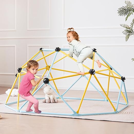 Climbing Dome, 10FT Geometric Dome Climber Play Center for Kids 3 to 10 Years Old