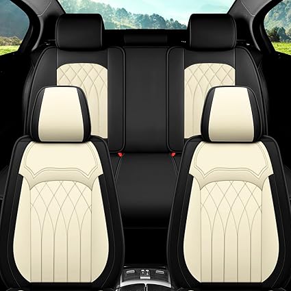 Car Seat Covers Full Set, 5 Seat Covers for Cars, Car Seat Protector Waterproof