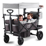 Stroller Wagon for Kids, Premium 2 Seater Kids Wagon Stroller with Removable Canopy