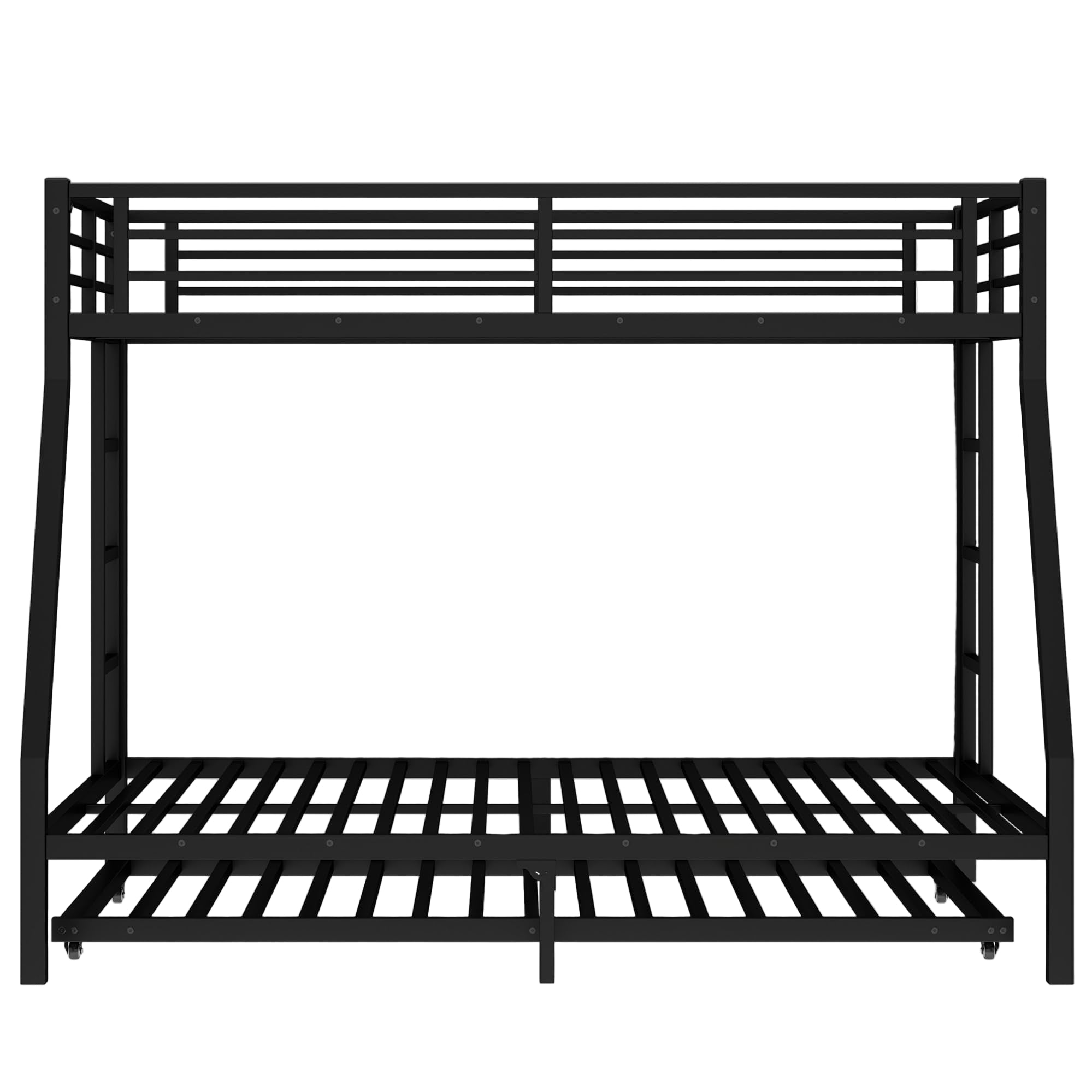 Upgraded Version Thicken Stronger Metal Heavy-Duty Twin Over Full Bunk Bed