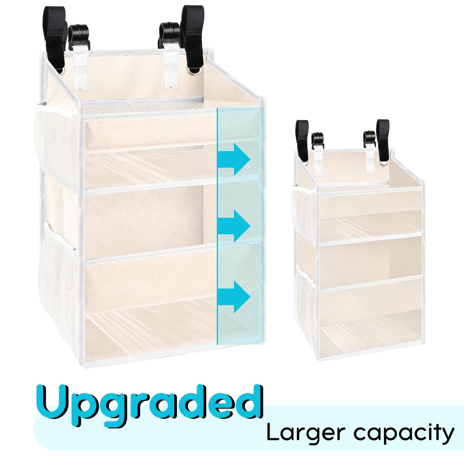 home Hanging Diaper Organizer for Changing Table,Cribs,Car,Playard