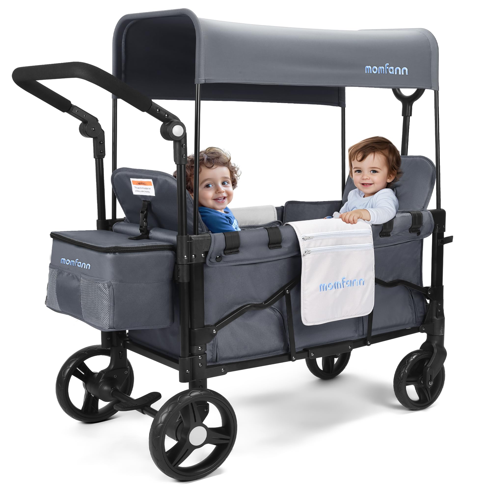 All-Terrain Double Stroller Wagon with UV50+ Canopy