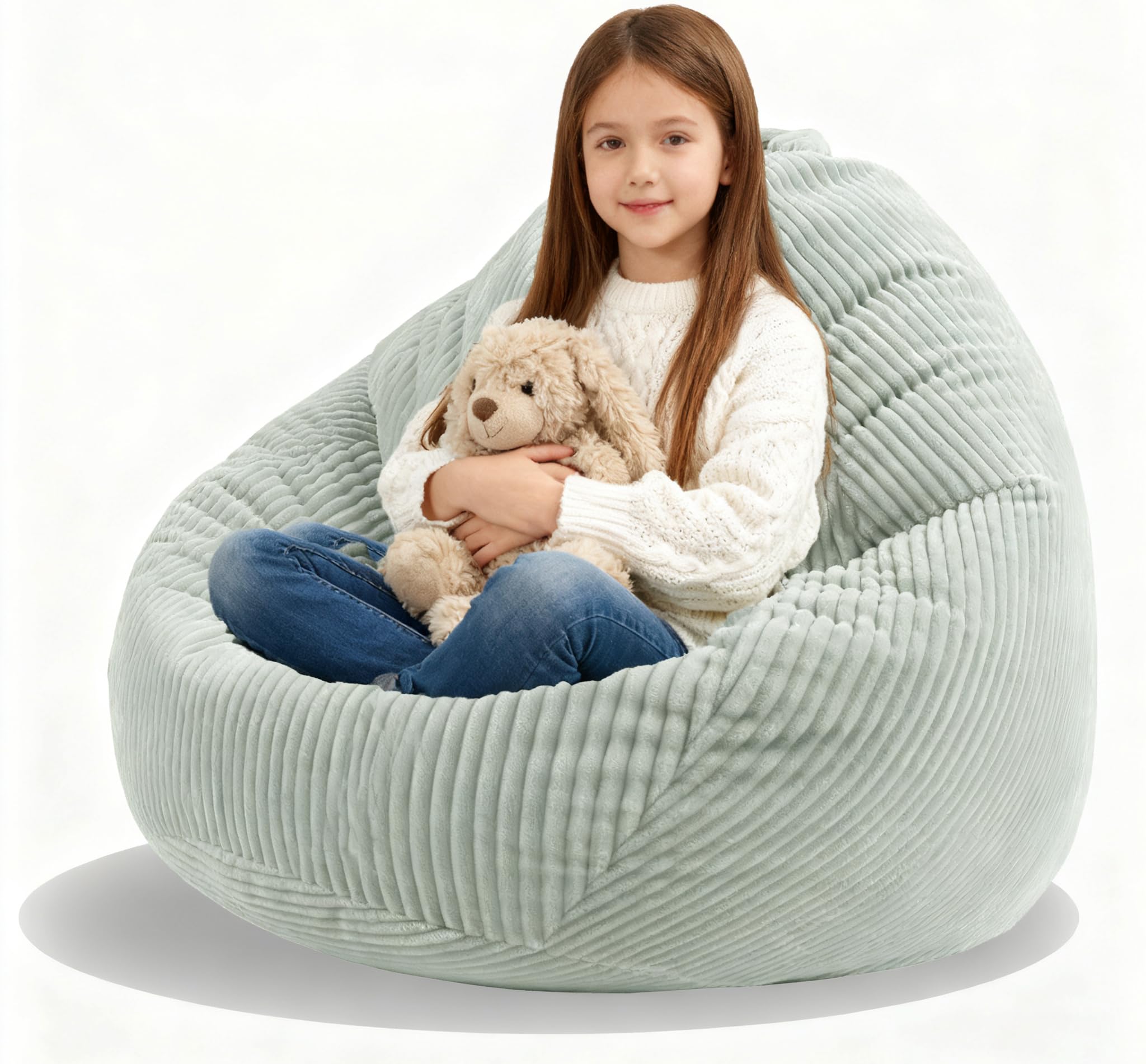 Memory Foam Bean Bag Chair for Kids and Teens