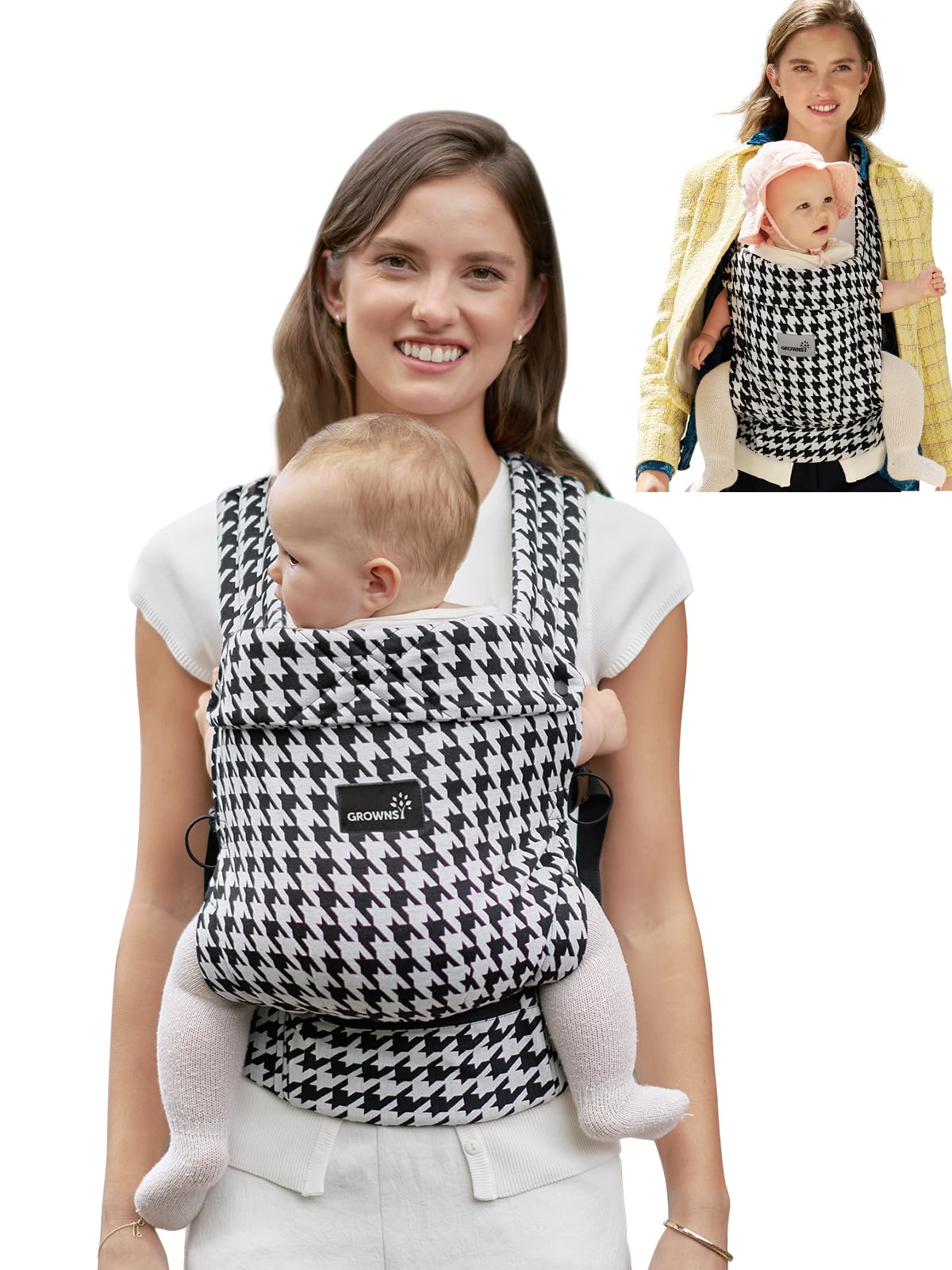 Baby Carrier Newborn to Toddler, Ergonomic Baby Toddler Carrier Slings Wraps