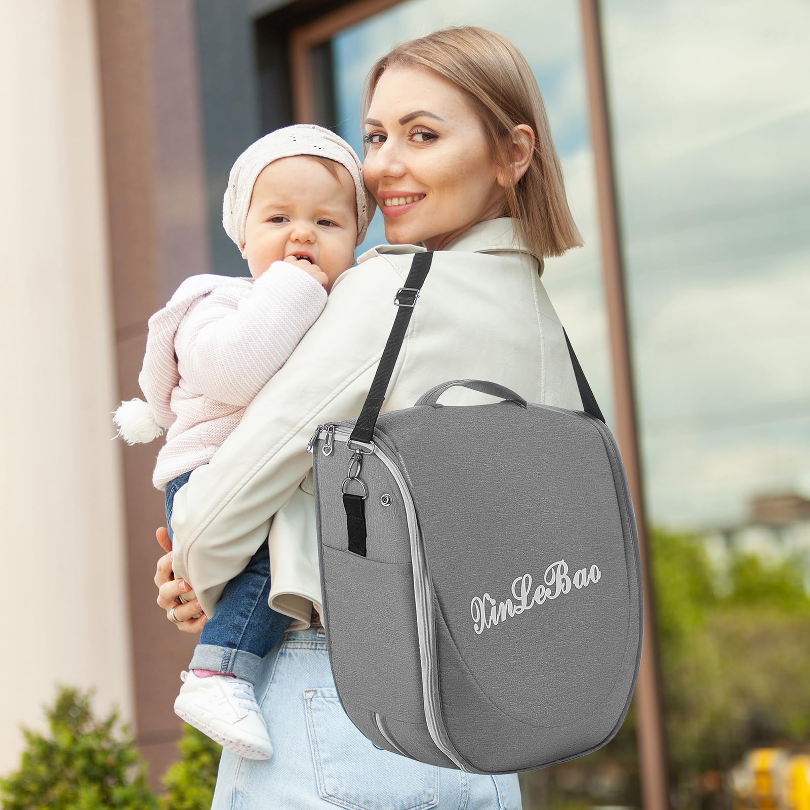 Portable Baby Travel Bassinet with Mosquito Net