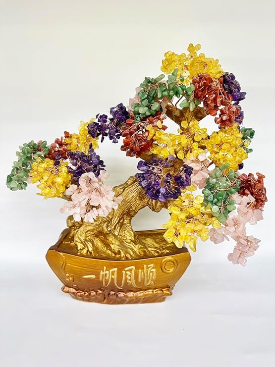 MARBLE SHOP Large Citrine Crystal Tree