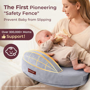 Momcozy Exclusive Memory Foam Nursing Pillow and Baby Teether Toys