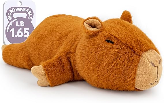 Microwaveable Capybara Stuffed Animal - Weighted Stuffed Animal Plush