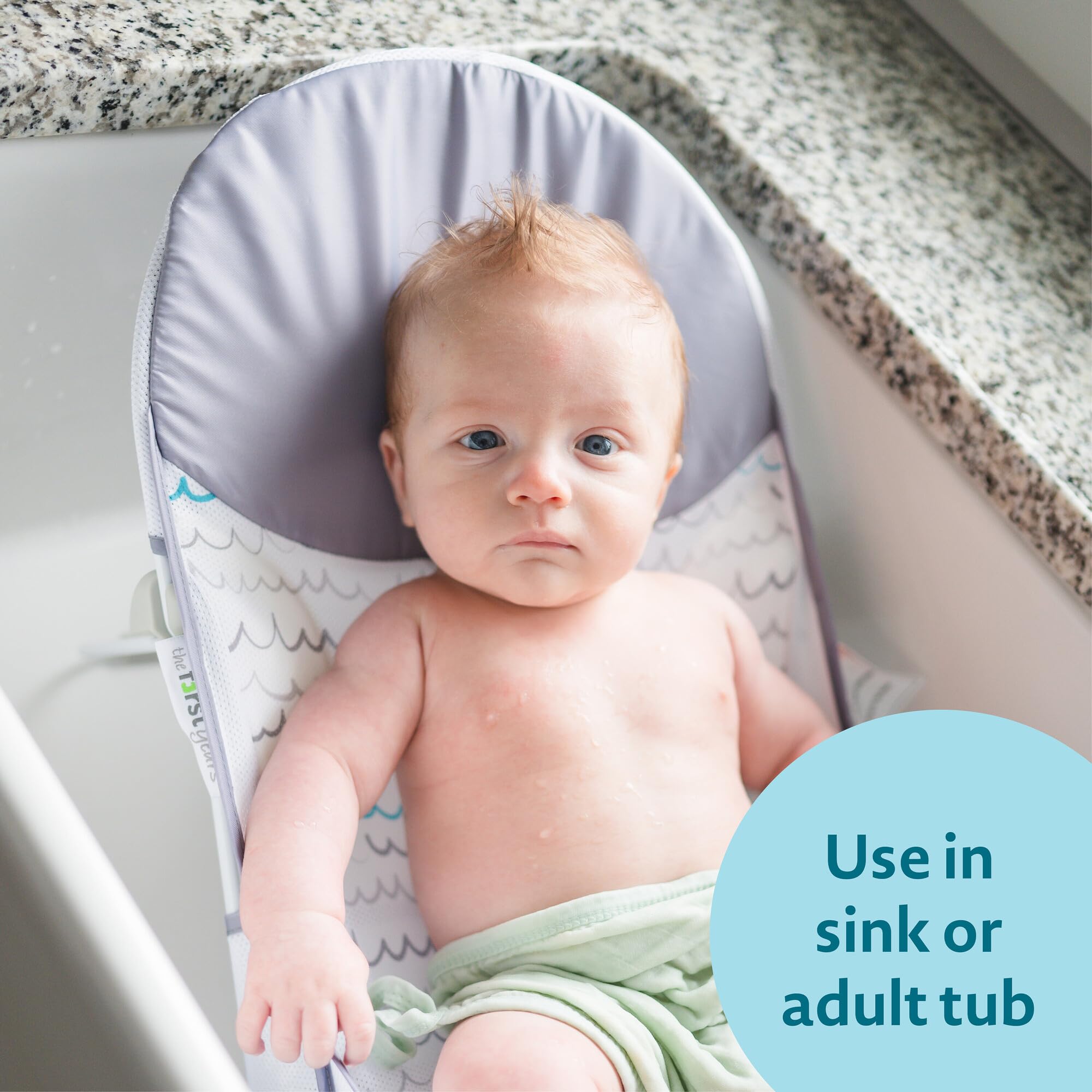 Folding Baby Bath Seat for Sink and Tub