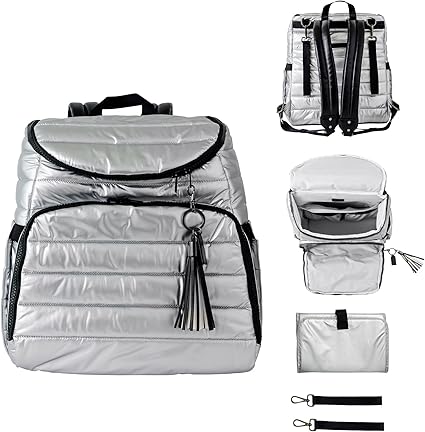 Gallery Diaper Bag Backpack - Casual Day-to-Day Backpack Fits 15"