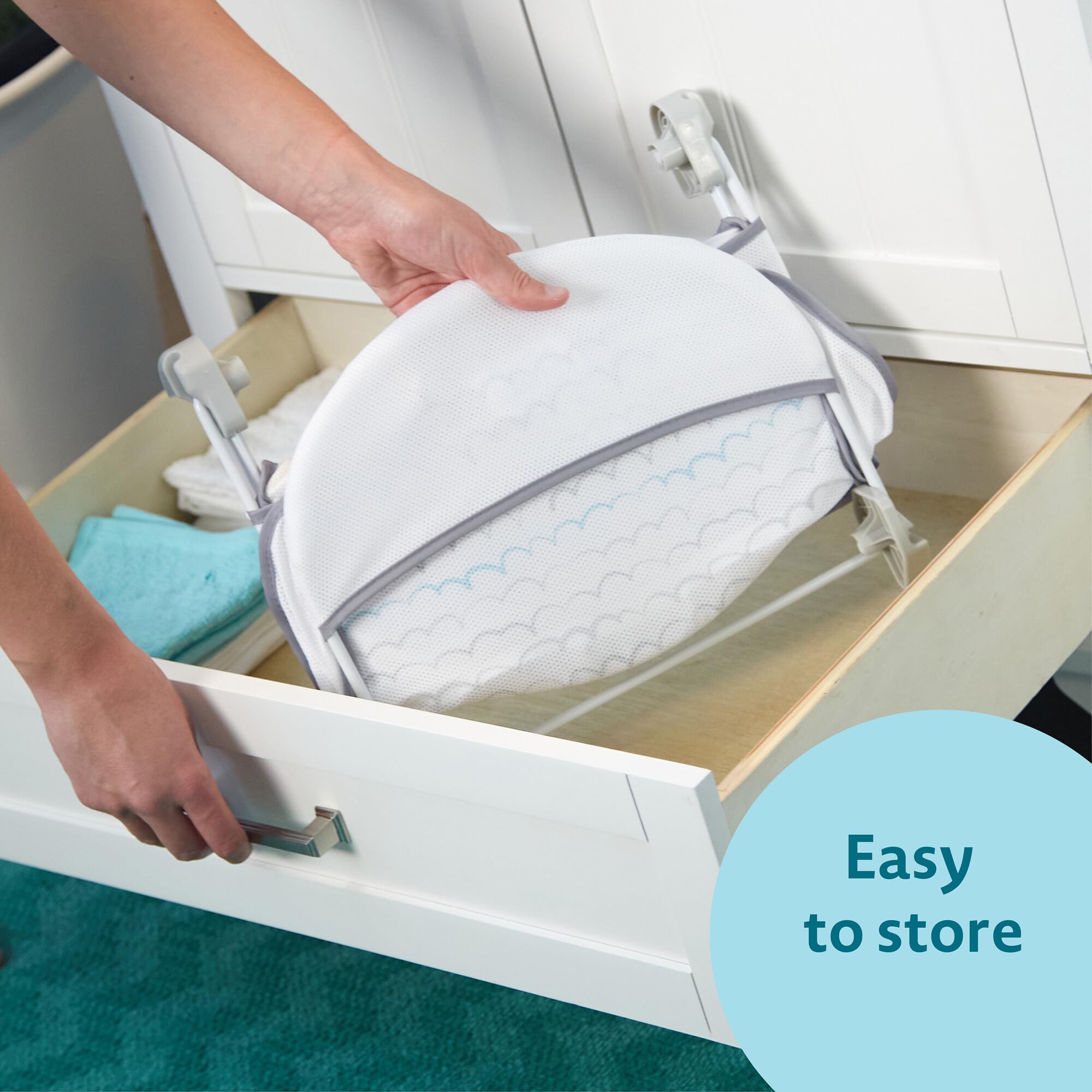 Folding Baby Bath Seat for Sink and Tub
