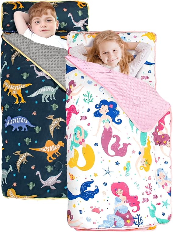 Nap Mat Pack 2, Extra Large Sleeping Bag with Pillow and Blanket