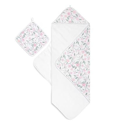 Muslin Backed Hooded Towel Set, Rising Star