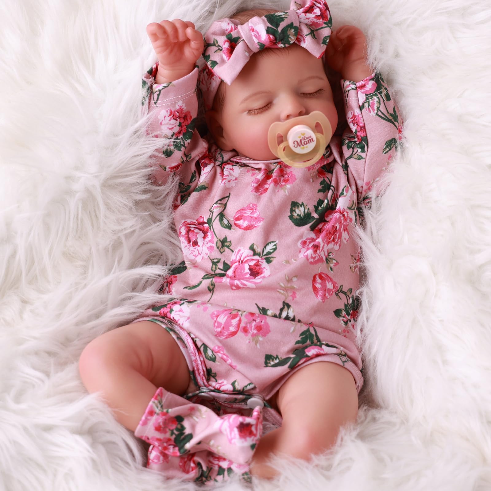 Lifelike Reborn Baby Dolls - 20 inch Sleeping Realistic Newborn Baby Dolls Soft Body