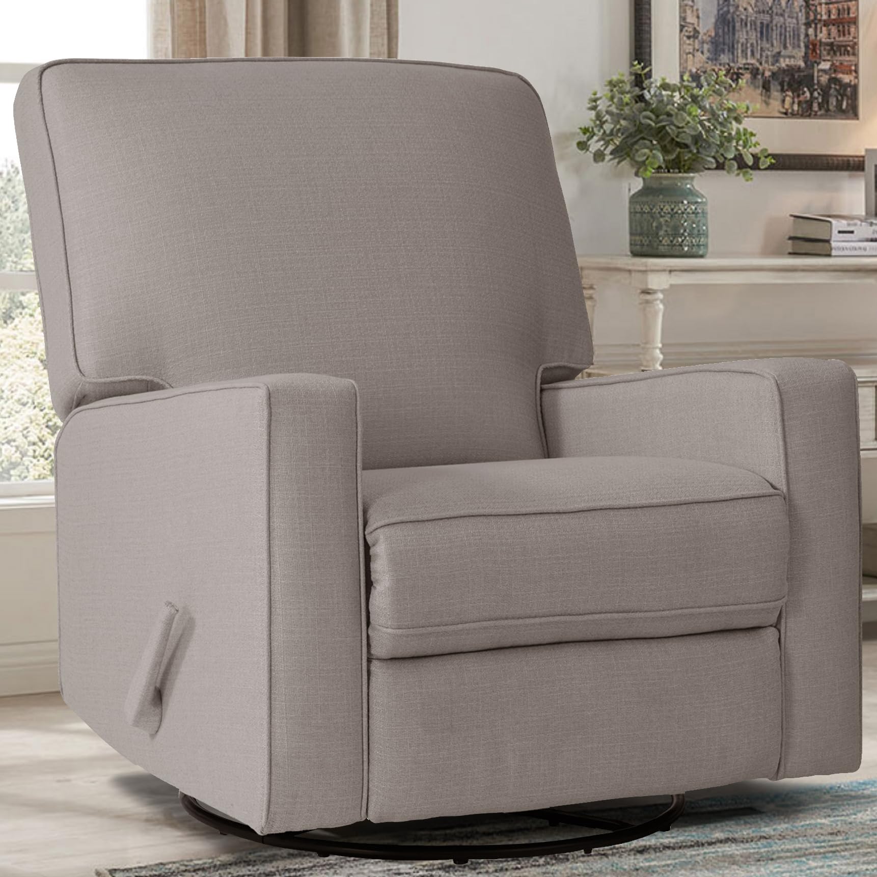 Swivel Glider Recliner Chair with High Back