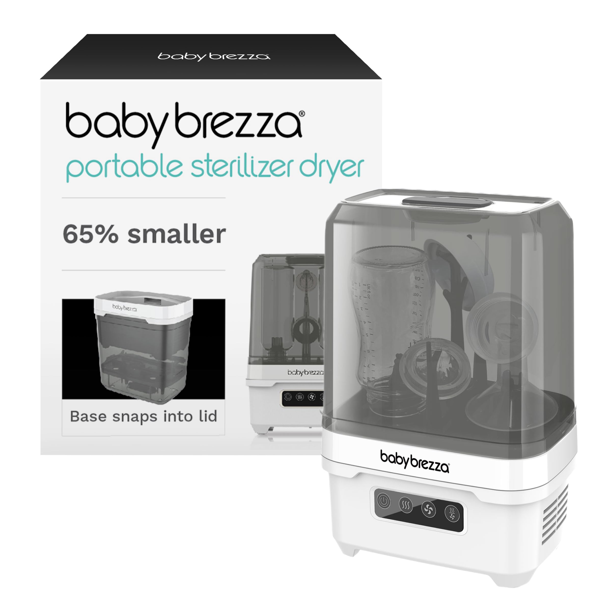Portable Baby Bottle Sterilizer Dryer for Travel - Mini Sterilizer Fits Bottles