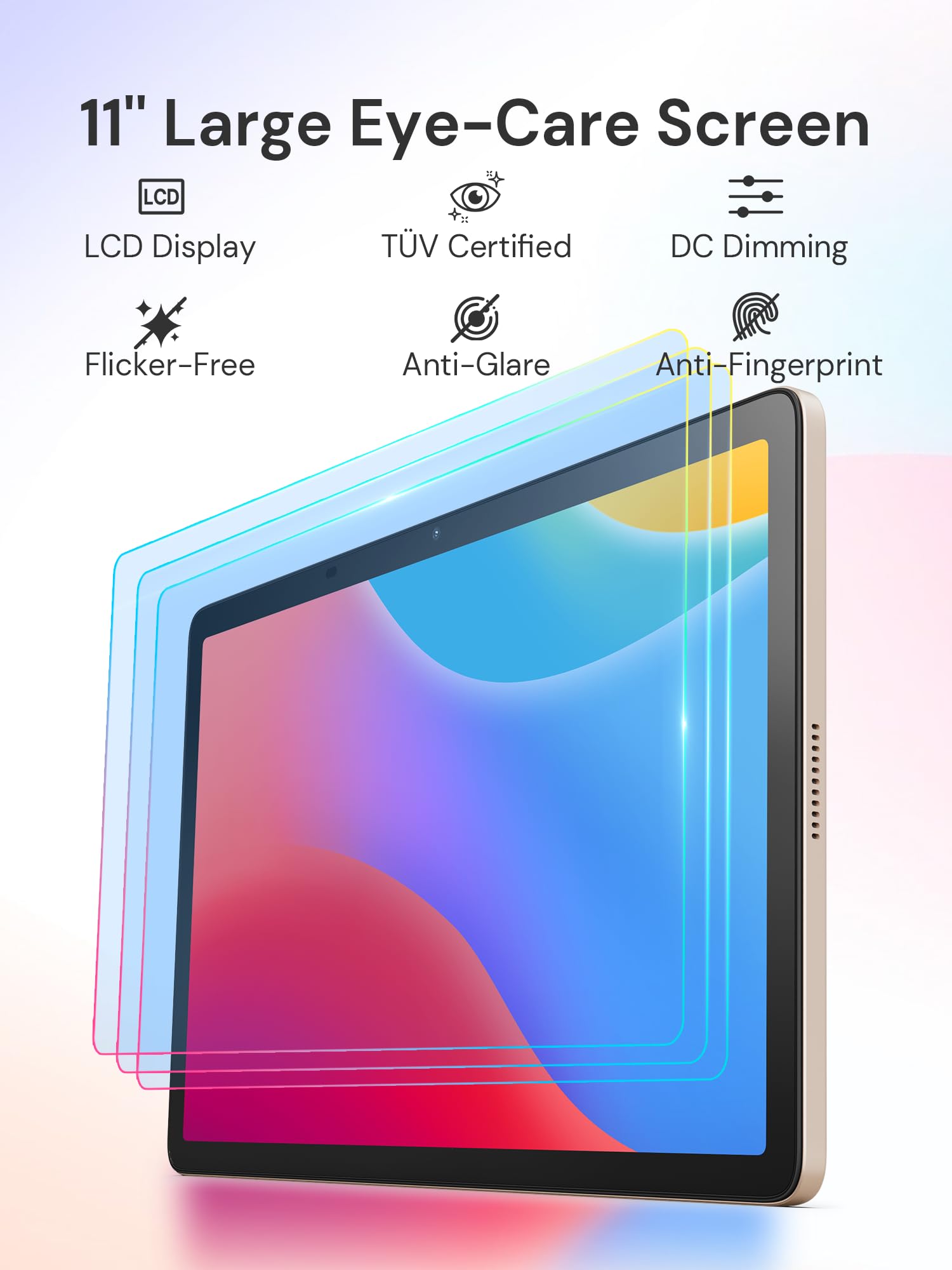 AI Educational Learning Tablet with Keyboard for Kids