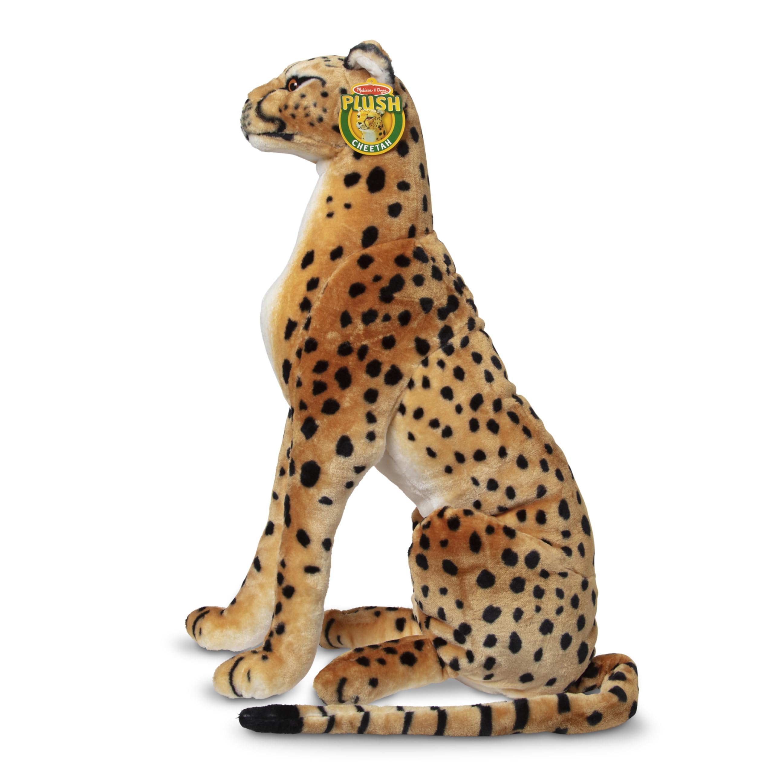 Giant Cheetah - Lifelike Stuffed Animal (Stands Nearly 3 Feet Tall)