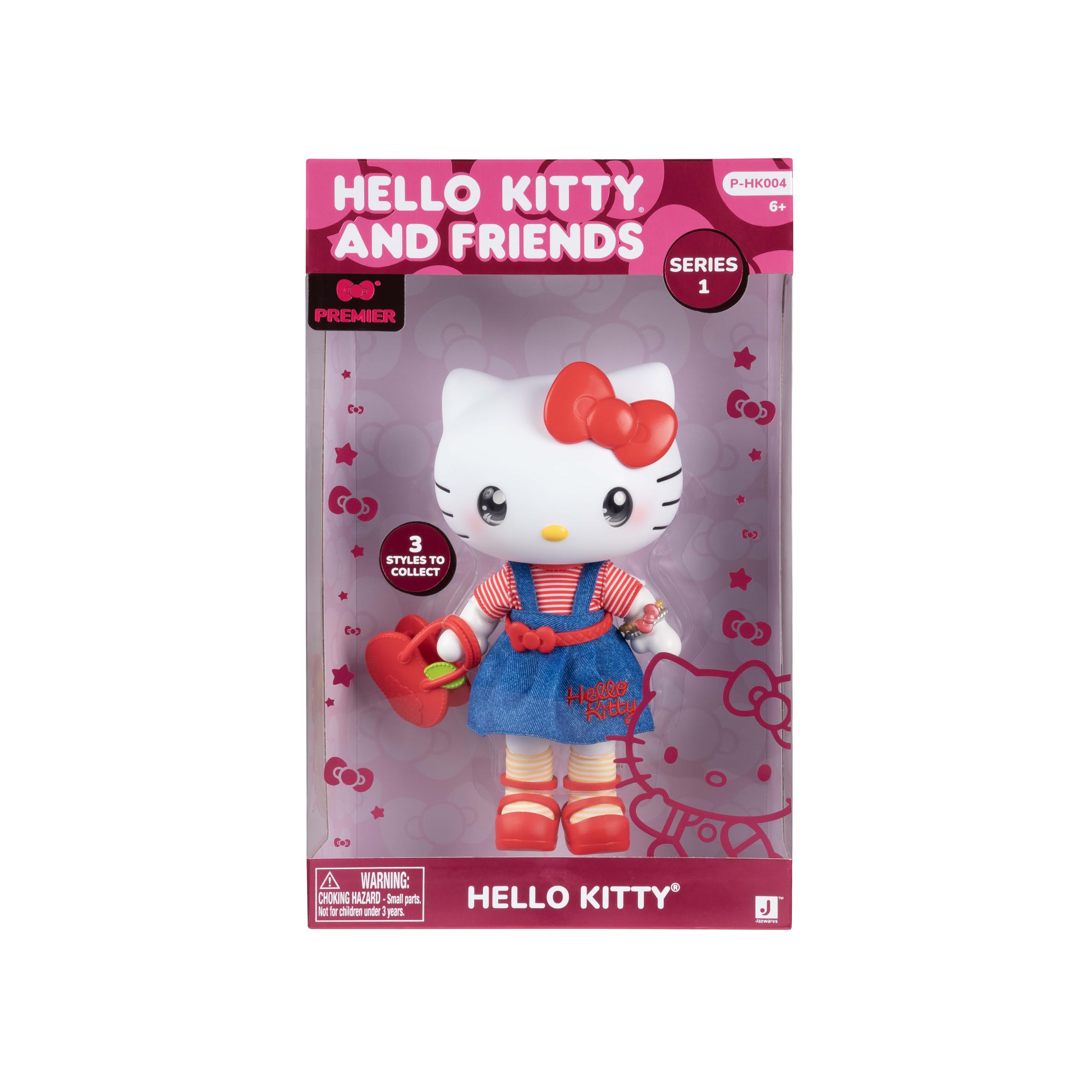 and Friends Premier 8-Inch Articulated Figure - Classic Hello Kitty® Series 1 Poseable Doll