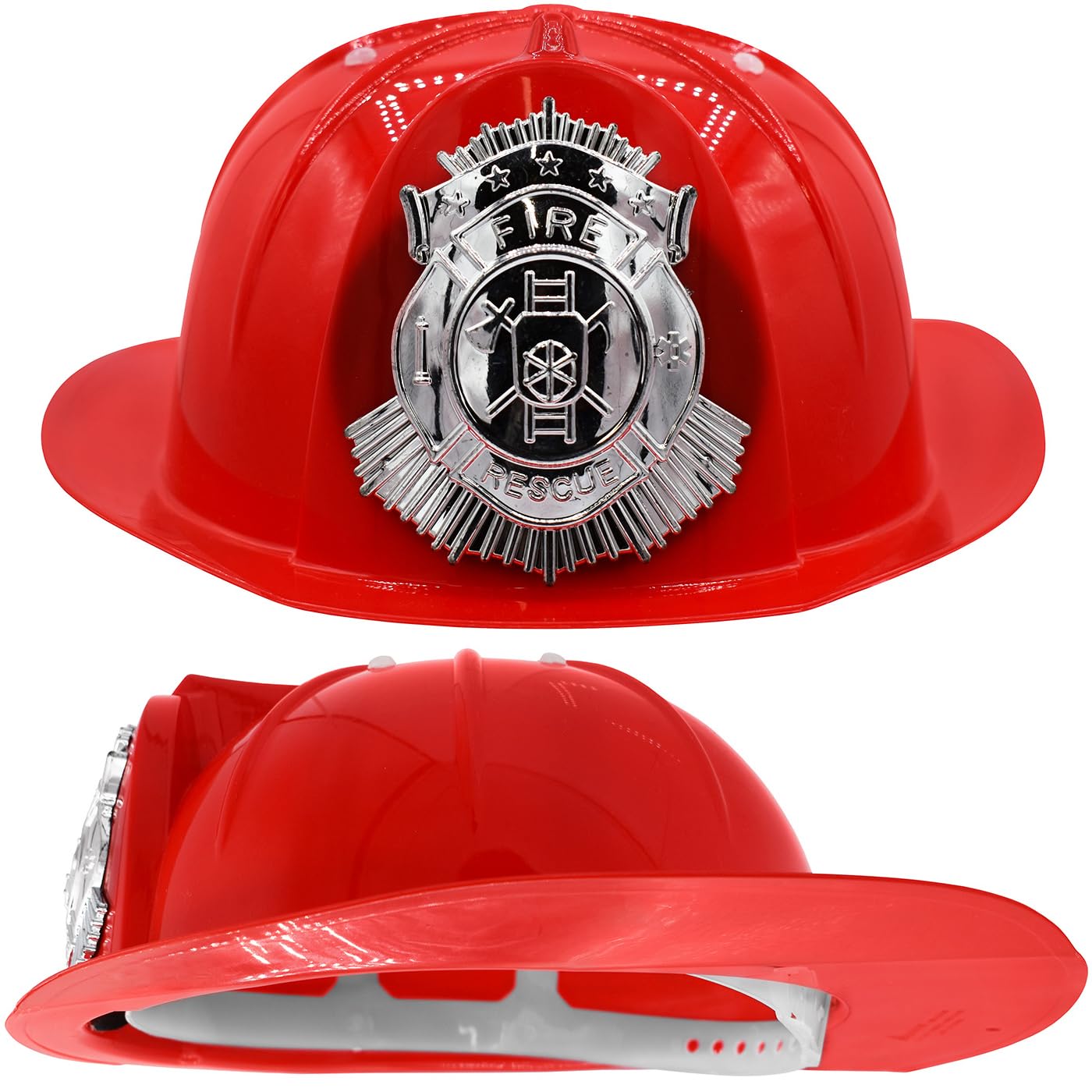 6 PACK - Dress Up Pretend Career Role Play Hard Hats & Helmets