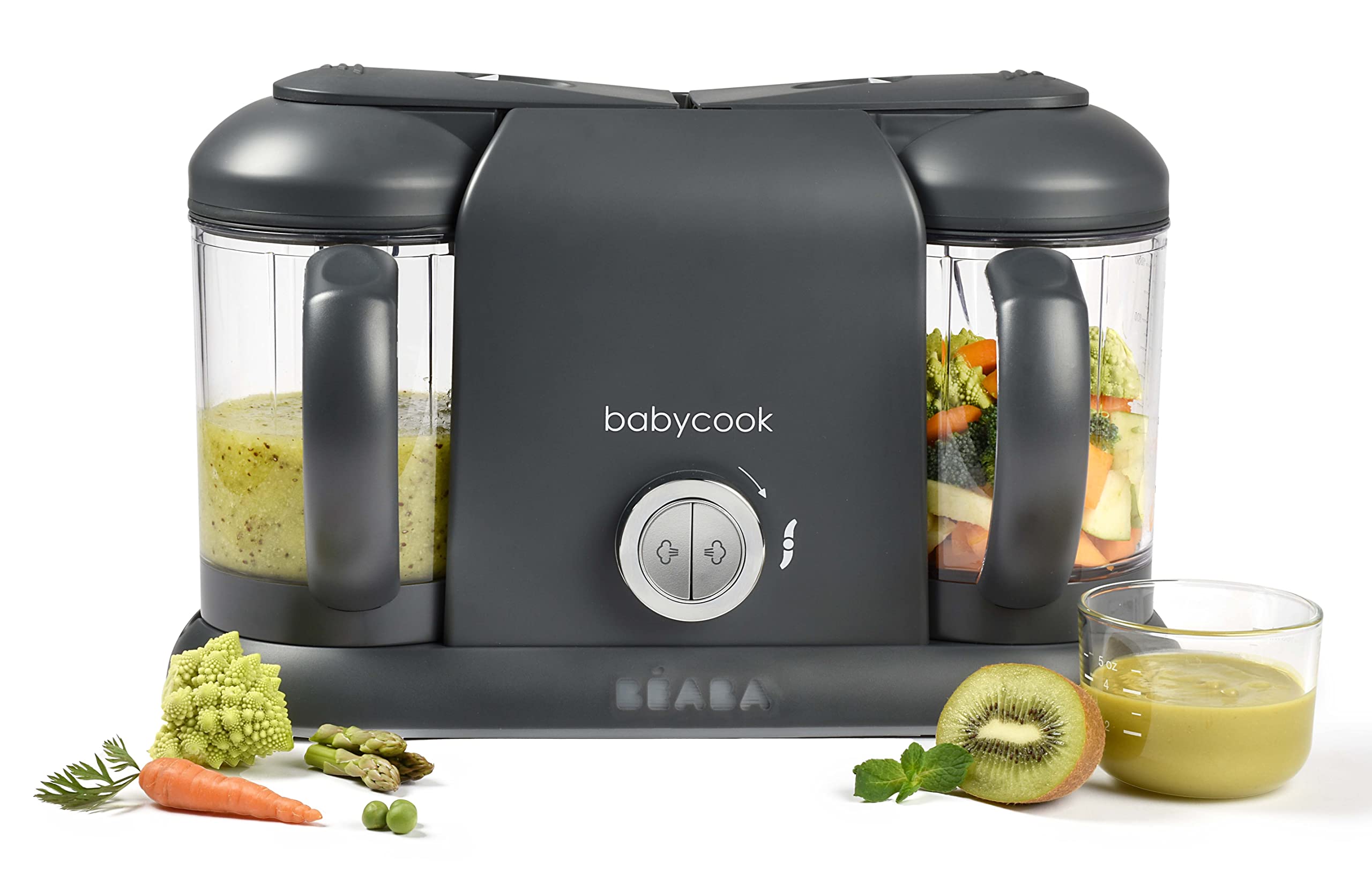 Duo 4 in 1 Baby Food Maker, Puree Steamer and Blender for Purees