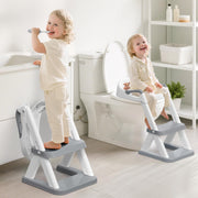 8868 Potty Training Seat with Step Stool - Adjustable Height, Non-Slip